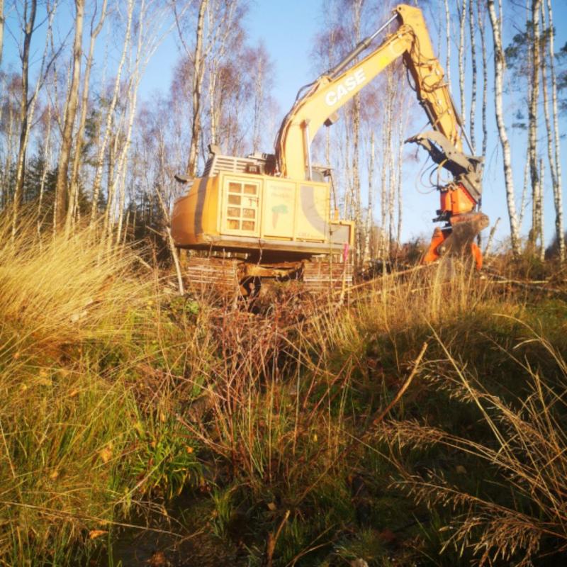 Machinery working at the REWET OL5 in Belgium