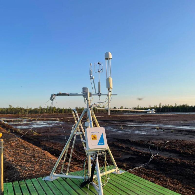 Eddy covariance Tower in Estonia