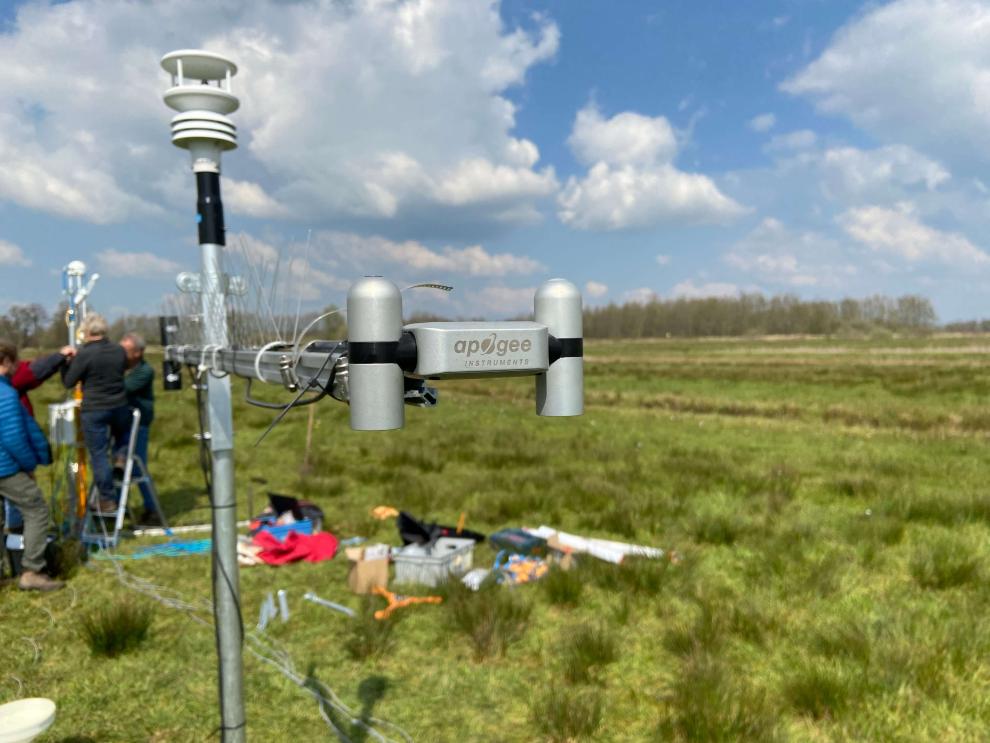 Part of the Eddy Coviariance Tower