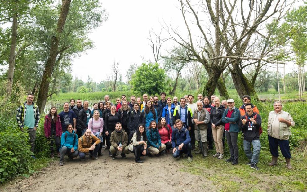 REWET group picture at the Italian wetland