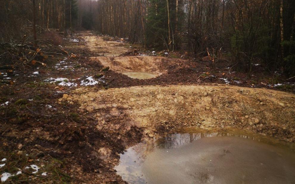Dams created in the REWET OL5 in Belgium